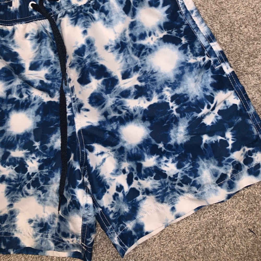 Aeropostale Blue & White Swim Trunks size S - Picture 4 of 8